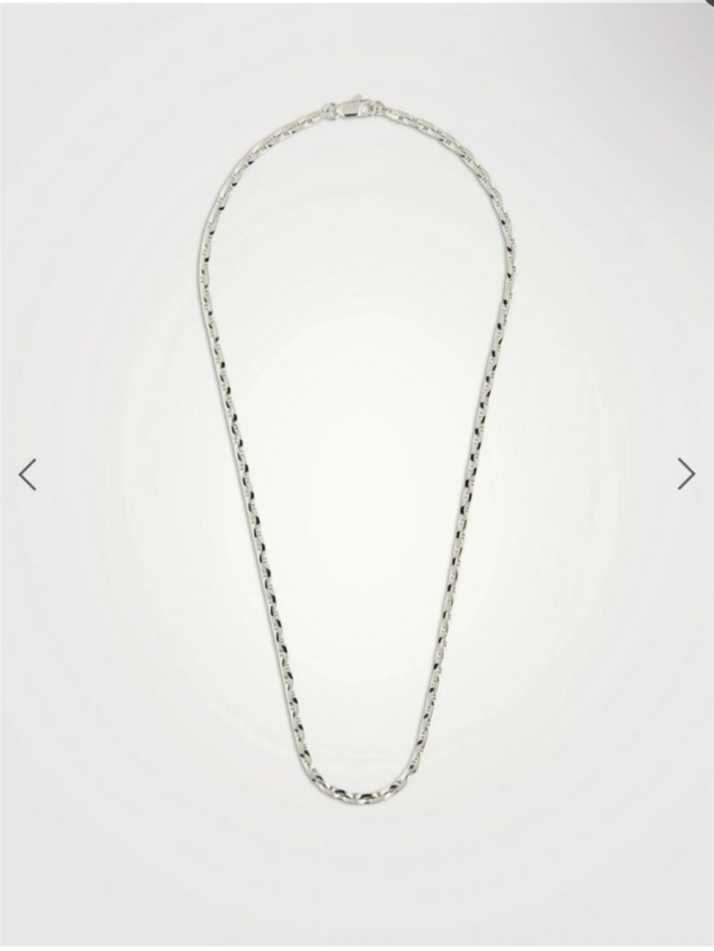 Laura Lombardi Strada Necklace Silver Chain 14k gold plating